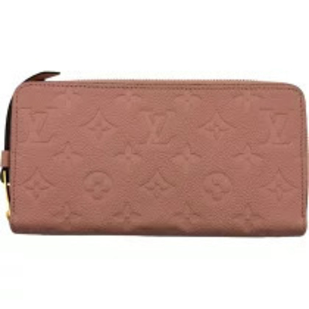 Louis Vuitton Zippy Wallet Rose Pink Poudre Monogram Empreinte Long